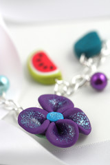 fiorellino finto viola