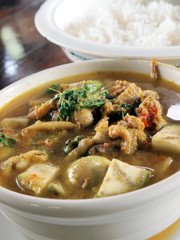 Thai jungle curry chicken.