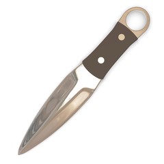 3d render of hand dagger