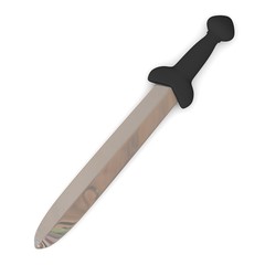 3d render of hand dagger