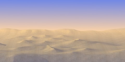 Fototapeta na wymiar 3d render z piasku pustyni