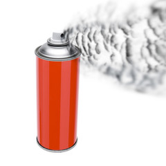 Rote Spraydose