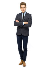 Businessman with arms folded