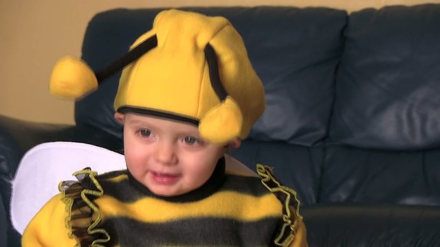 bambina vestito carnevale ape vespa