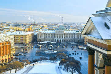 View of St.-Petersburg from St.Isaac's Catedral