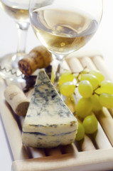 cheese with grape
