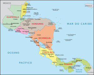 Zentralamerika - obrazy, fototapety, plakaty