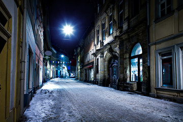 Fototapeta na wymiar Bamberg at night