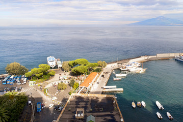 Marina Piccolo, the port of Sorrento Campania Italy