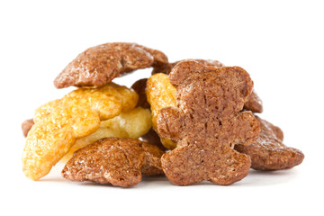 pile of breakfast cereals
