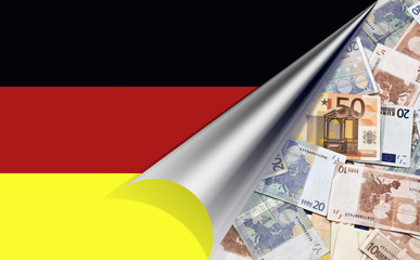 euro deutschland geld konzept schema symbol