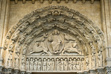 Portail, Cathédrale de Chartres, France