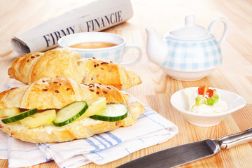 Business breakfast.