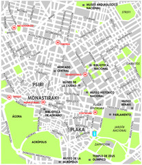 MAPA ATENAS © cesar