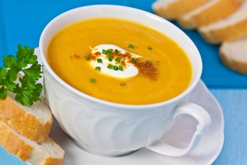 Möhrensuppe mit Ingwer