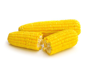 corn on a white background