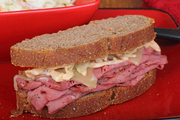 Pastrami and Cheese Sandwich