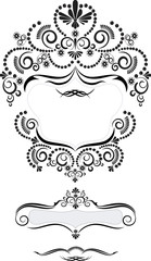 Decorative frame in Oriental style.Graphics.