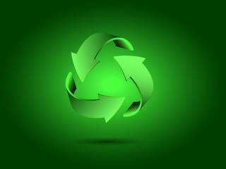 pfeile grün recycling nachhaltigkeit