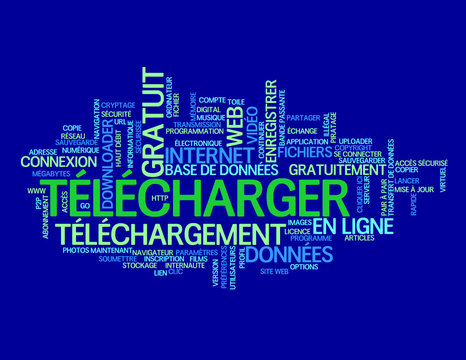Nuage de Tags "TELECHARGER" (internet download téléchargement)