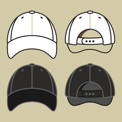 Vector baseball cap