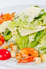 Caesar Salad with shrimps