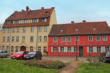 Fototapeta na wymiar Brandenburg an der Havel, Altstadthäuser