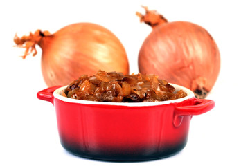 La compotée d'oignons