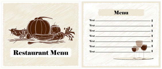 restaurant menu design
