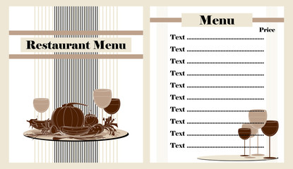 restaurant menu design