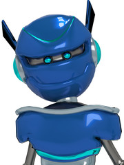 portrait de robot ninja