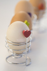 oeufs &agrave; la coque