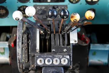 Cockpit of Douglas DC-3