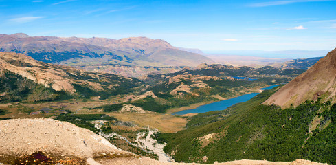 Naturlandschaft in Patagonien, Argentinien, Südamerika.