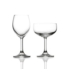 wine glass isolated