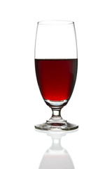 wine glass isolated