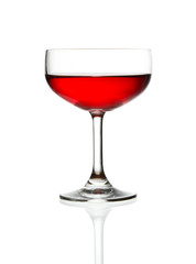 wine glass isolated