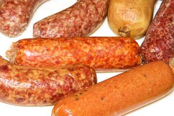 Teller mit Wurst