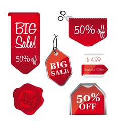 big sale tags
