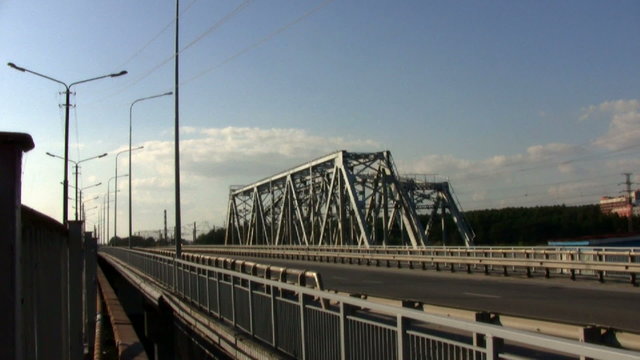 Time lapse cars on road