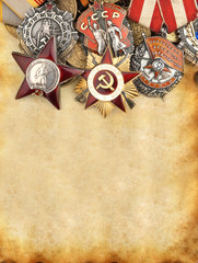 World War II Russian military medals