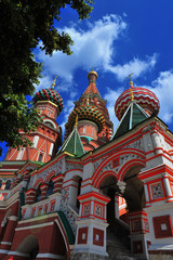 Fototapeta na wymiar Katedra Świętego Bazylego Błogosławionego w Moskwie, Rosja
