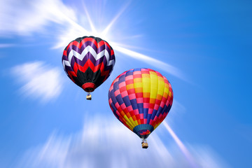 Hot Air Balloons in the sky