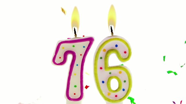 celebration number candles
