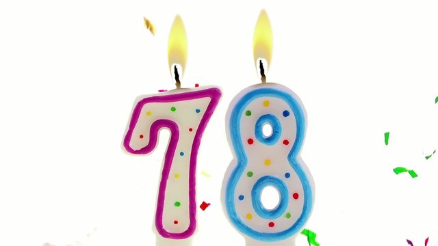 celebration number candles