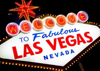 Foto op Plexiglas Las Vegas-bord & 39 s nachts © Michael Flippo