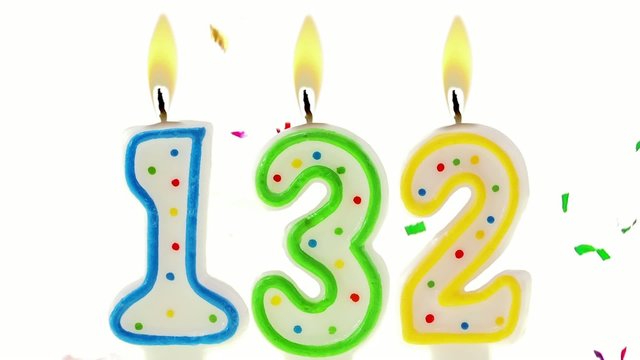 celebration number candles