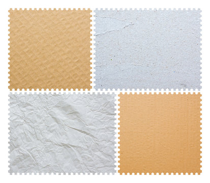 Blank postage stamp texture