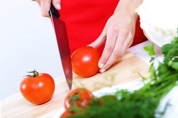 Fresh vegetables on the table
