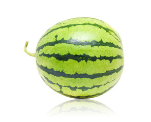 Whole watermelon isolated